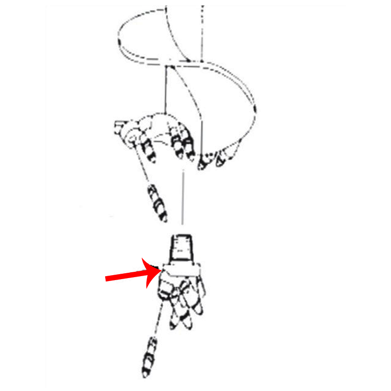 Rock auger pilot for Dingo Rock auger 988214